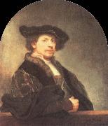 REMBRANDT Harmenszoon van Rijn Self-Portrait at the Age of Thrity-Four Sweden oil painting artist